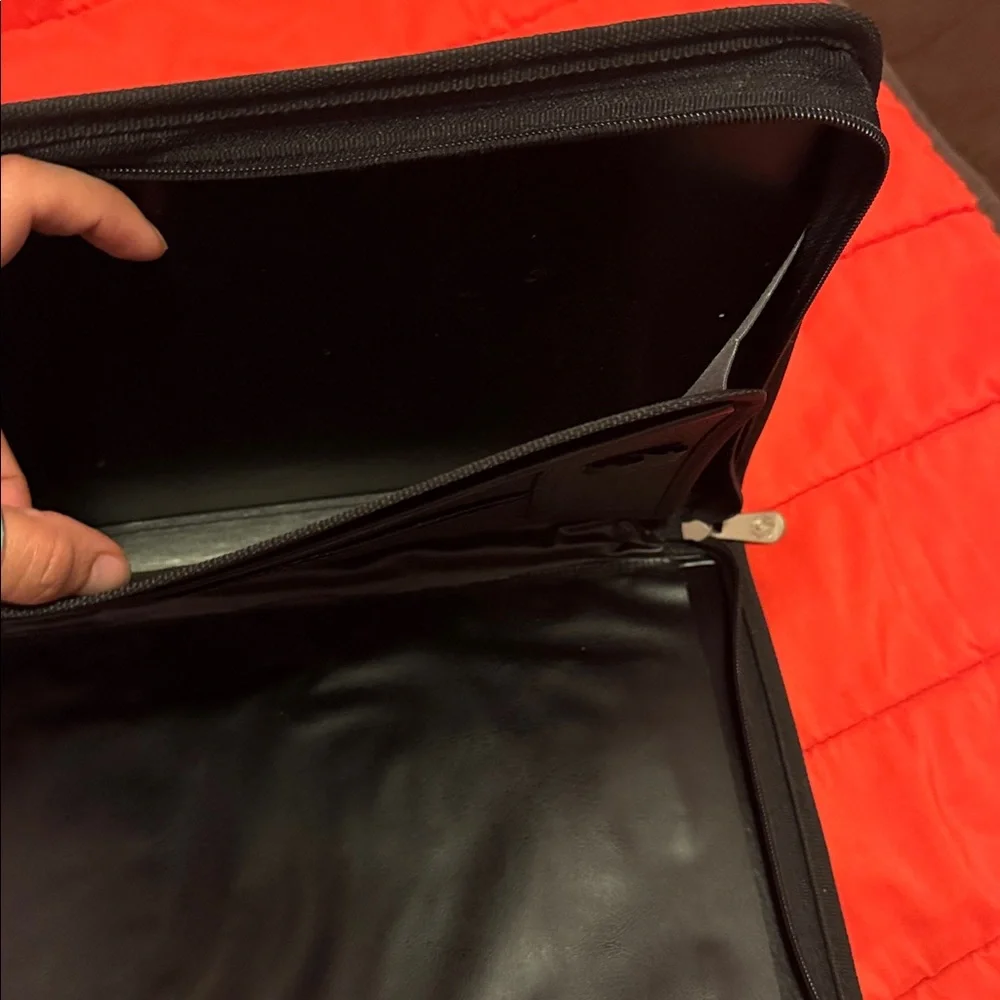 Black Leather Briencase New